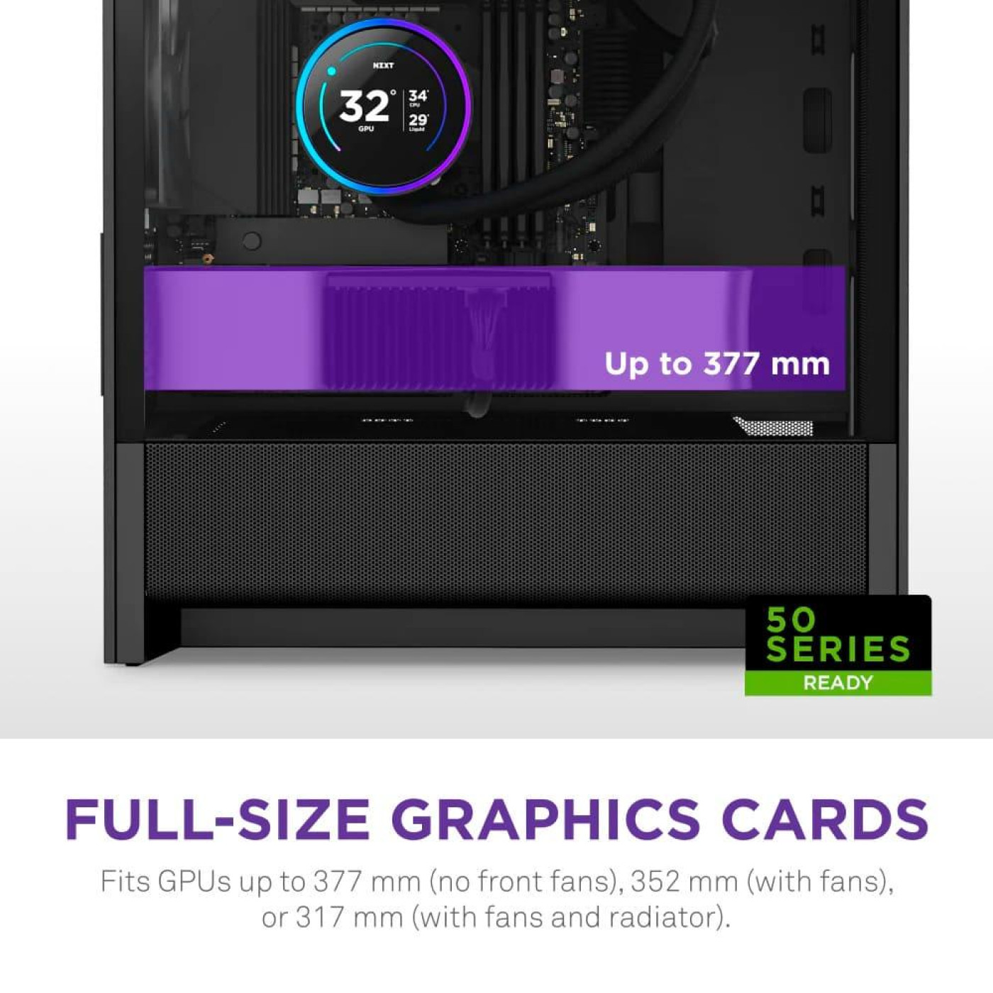 Корпус NZXT H3 Flow Tempered Glass без БП Black (CC-H31FB-01)