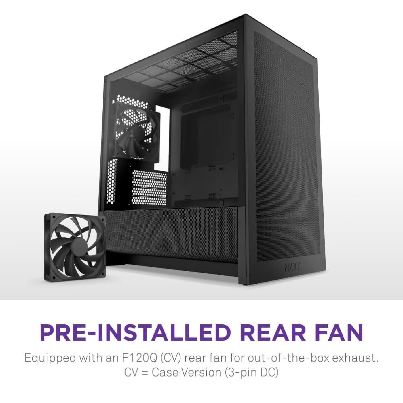 Корпус NZXT H3 Flow Tempered Glass без БП Black (CC-H31FB-01)