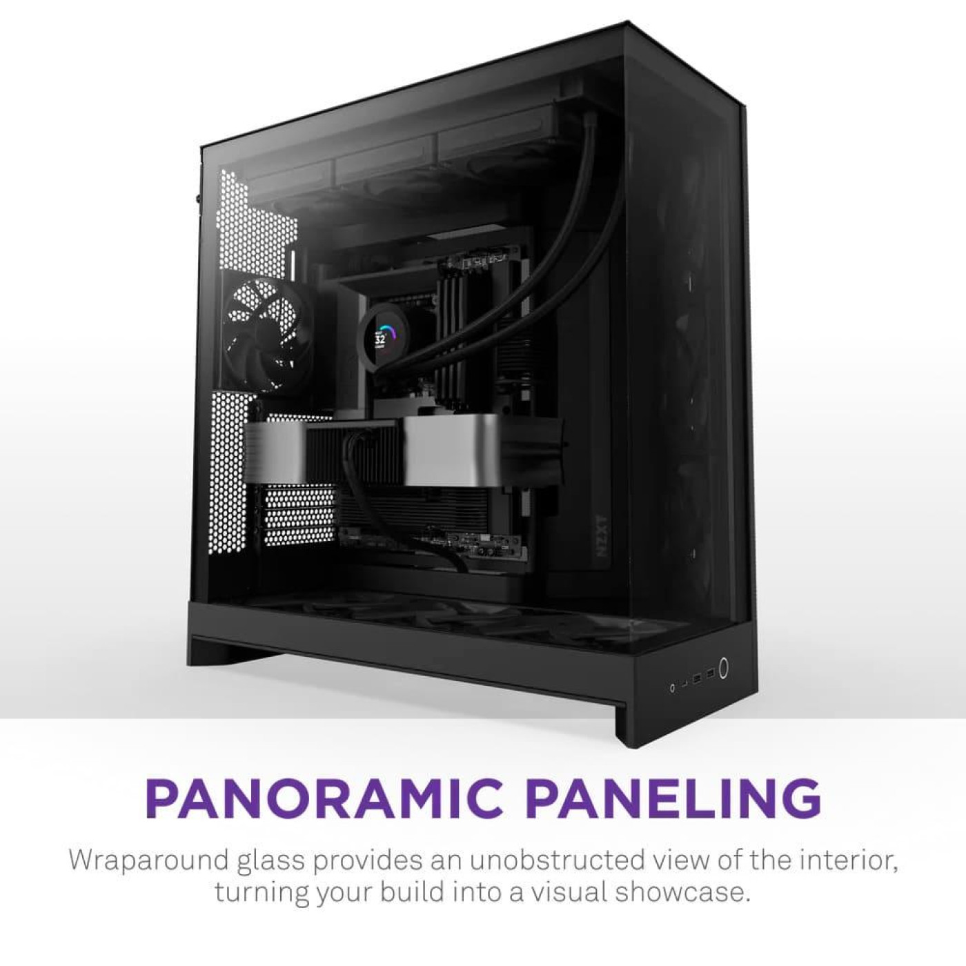 Корпус NZXT H9 Flow Tempered Glass без БП Black (CM-H92FB-01)