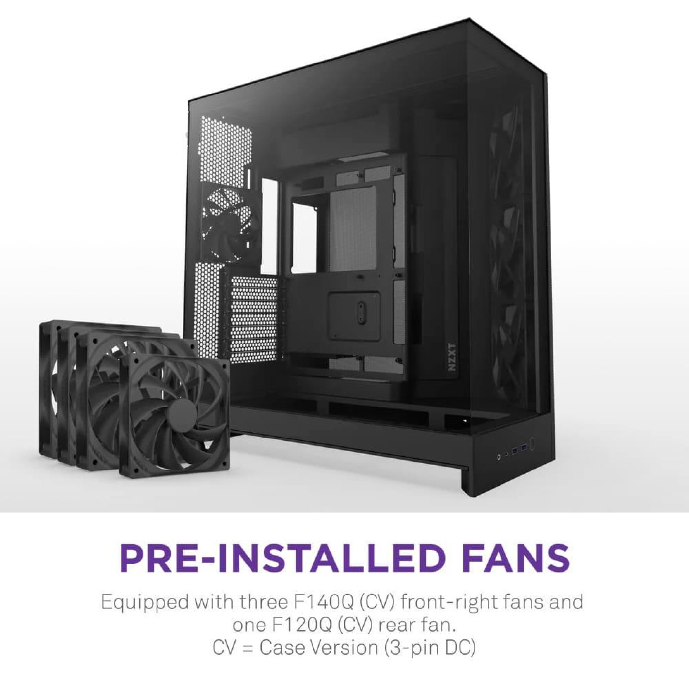 Корпус NZXT H9 Flow Tempered Glass без БП Black (CM-H92FB-01)