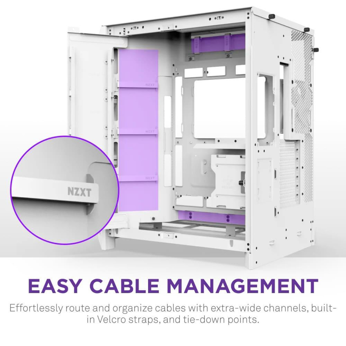 Корпус NZXT H9 Flow Tempered Glass без БП White (CM-H92FW-01)