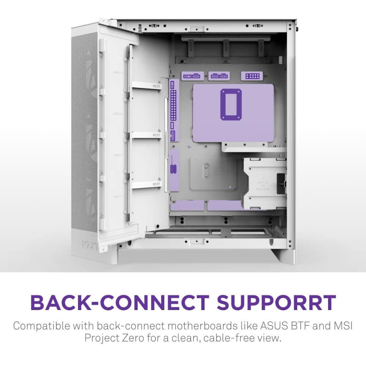 Корпус NZXT H9 Flow Tempered Glass без БП White (CM-H92FW-01)