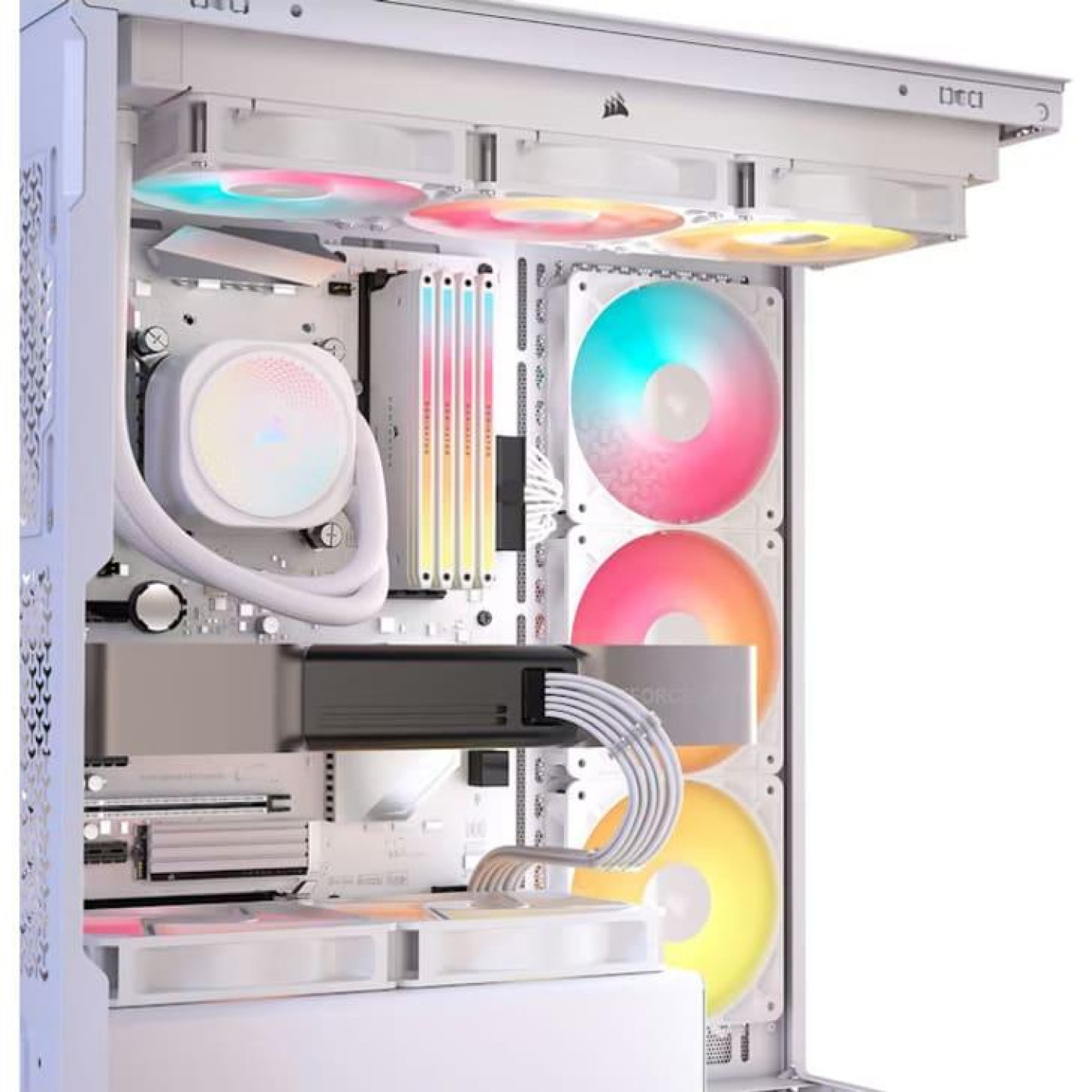 Корпус Corsair 3500X ARGB Tempered Glass без БП White (CC-9011279-WW)