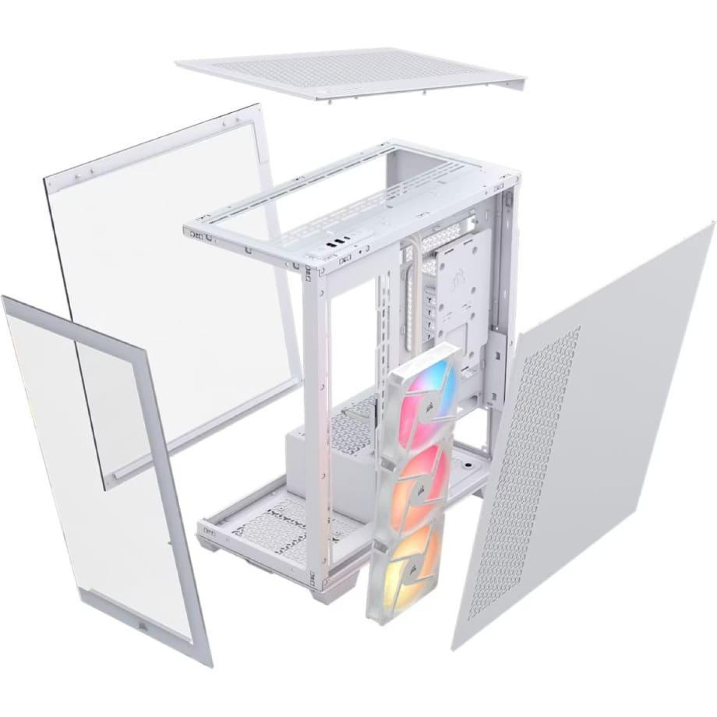 Корпус Corsair 3500X ARGB Tempered Glass без БП White (CC-9011279-WW)