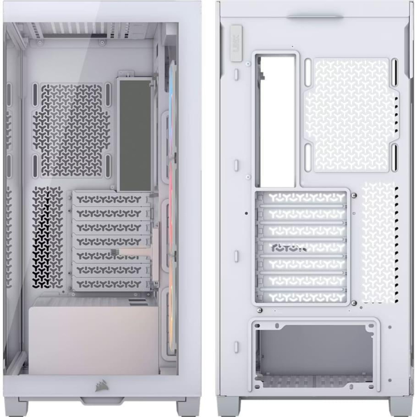 Корпус Corsair 3500X ARGB Tempered Glass без БП White (CC-9011279-WW)