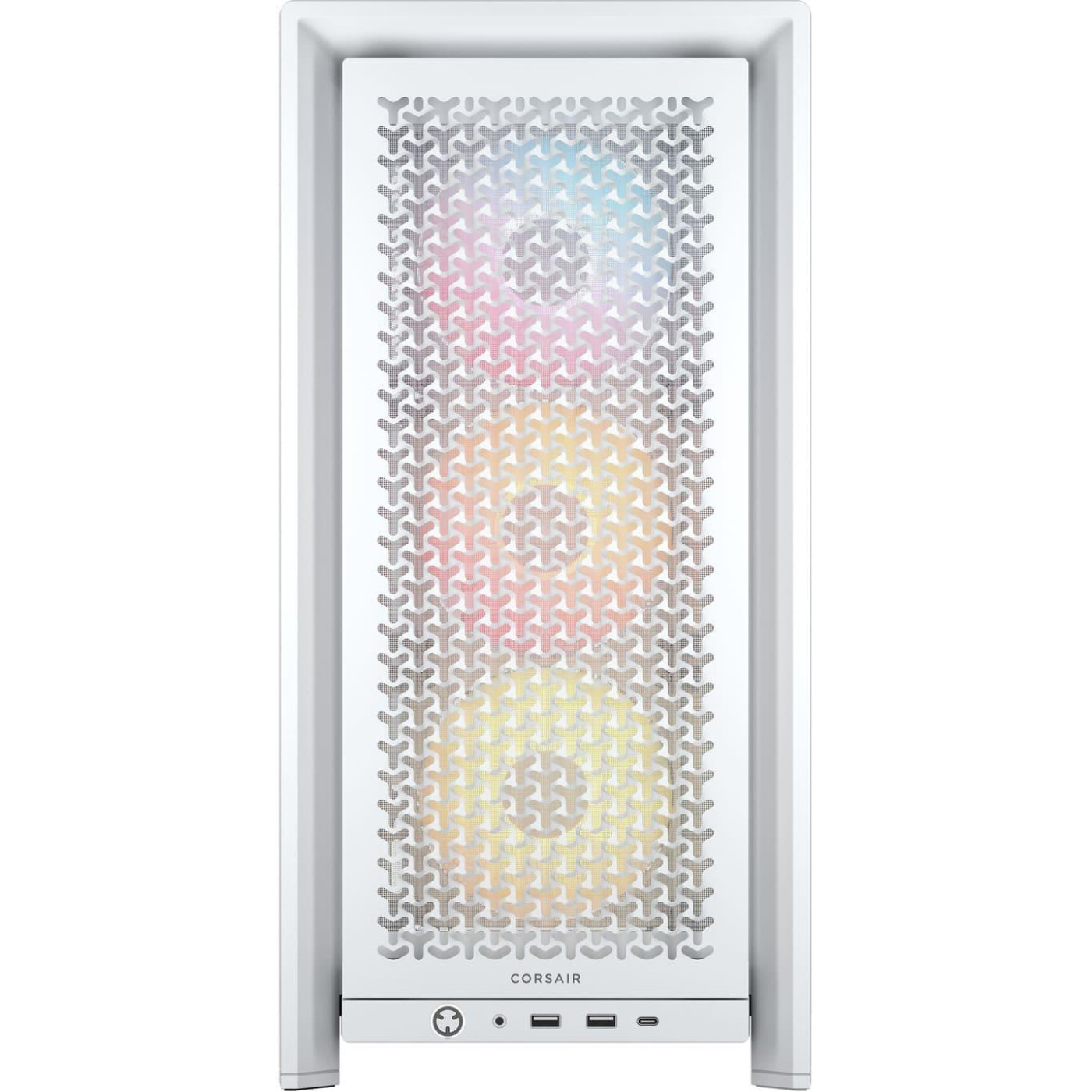 Корпус Corsair FRAME 4000D RS ARGB Tempered Glass без БП White (CC-9011297-WW)