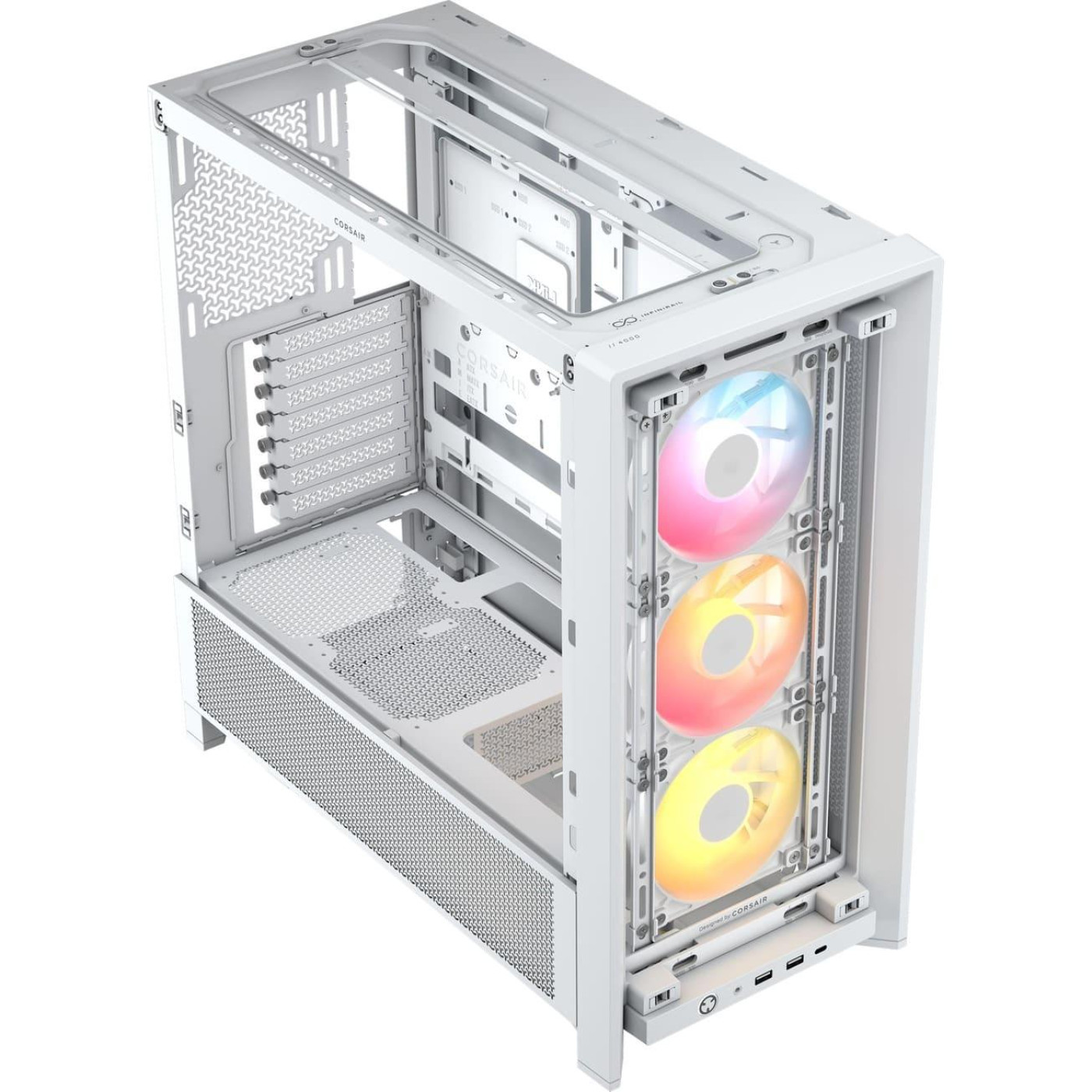 Корпус Corsair FRAME 4000D RS ARGB Tempered Glass без БП White (CC-9011297-WW)