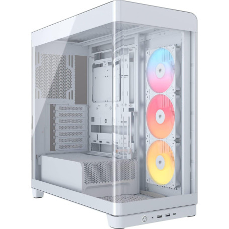 Корпус Corsair FRAME 4500X LX-R RGB Tempered Glass без БП White (CC-9011317-WW)