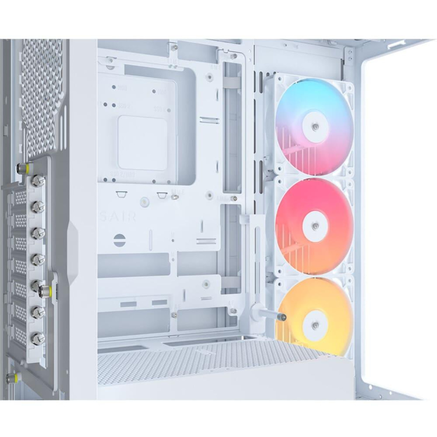 Корпус Corsair FRAME 4500X LX-R RGB Tempered Glass без БП White (CC-9011317-WW)