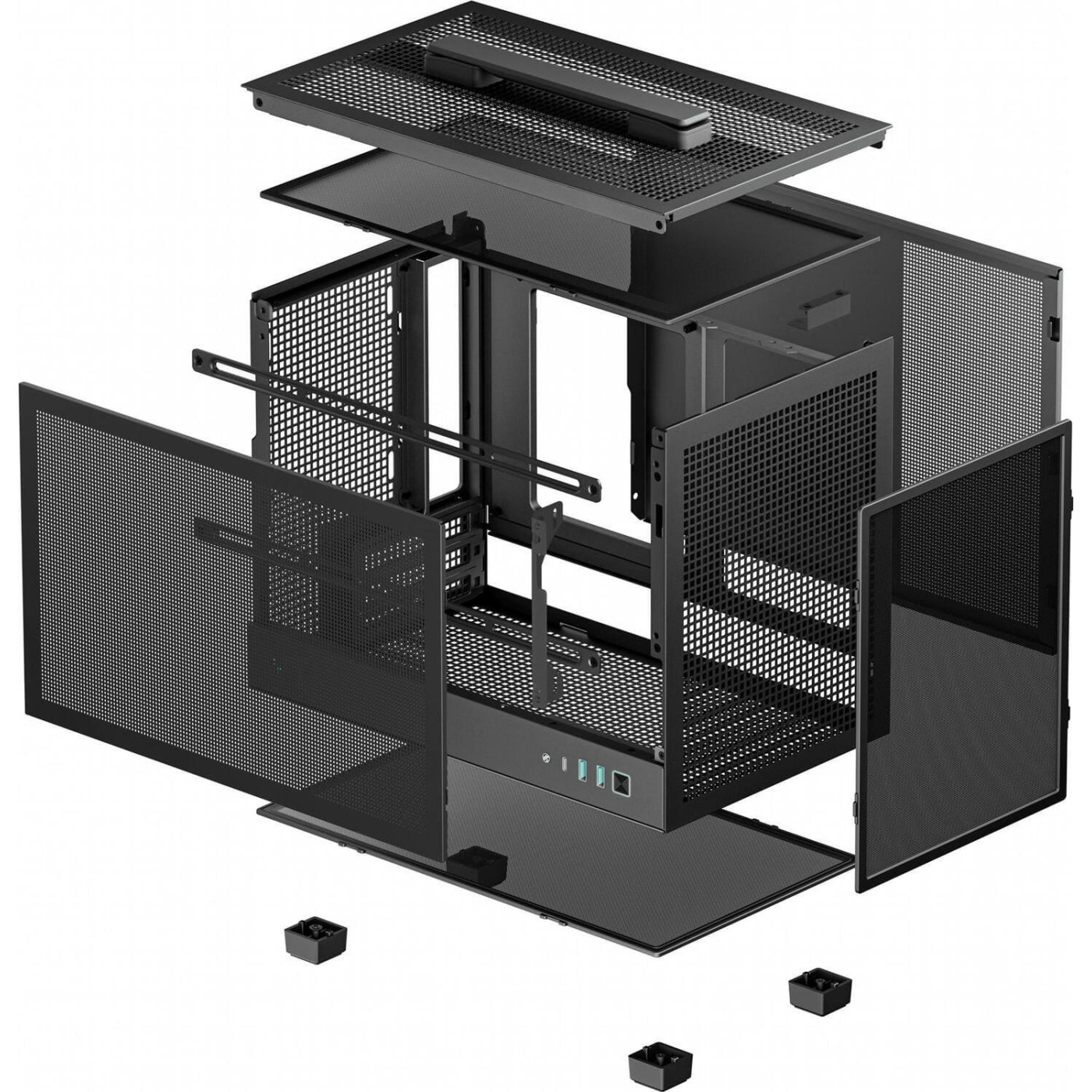 Корпус Deepcool CH160 MESH Без БП Black (R-CH160-BKNMI0-G-1)