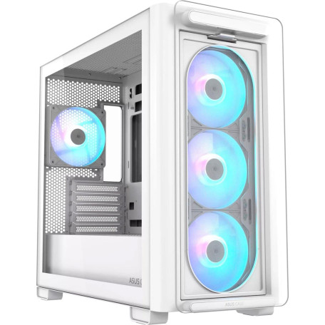 Корпус ASUS A23 Plus Tempered Glass ARGB BTF без БП White (90DC00K3-B19010)