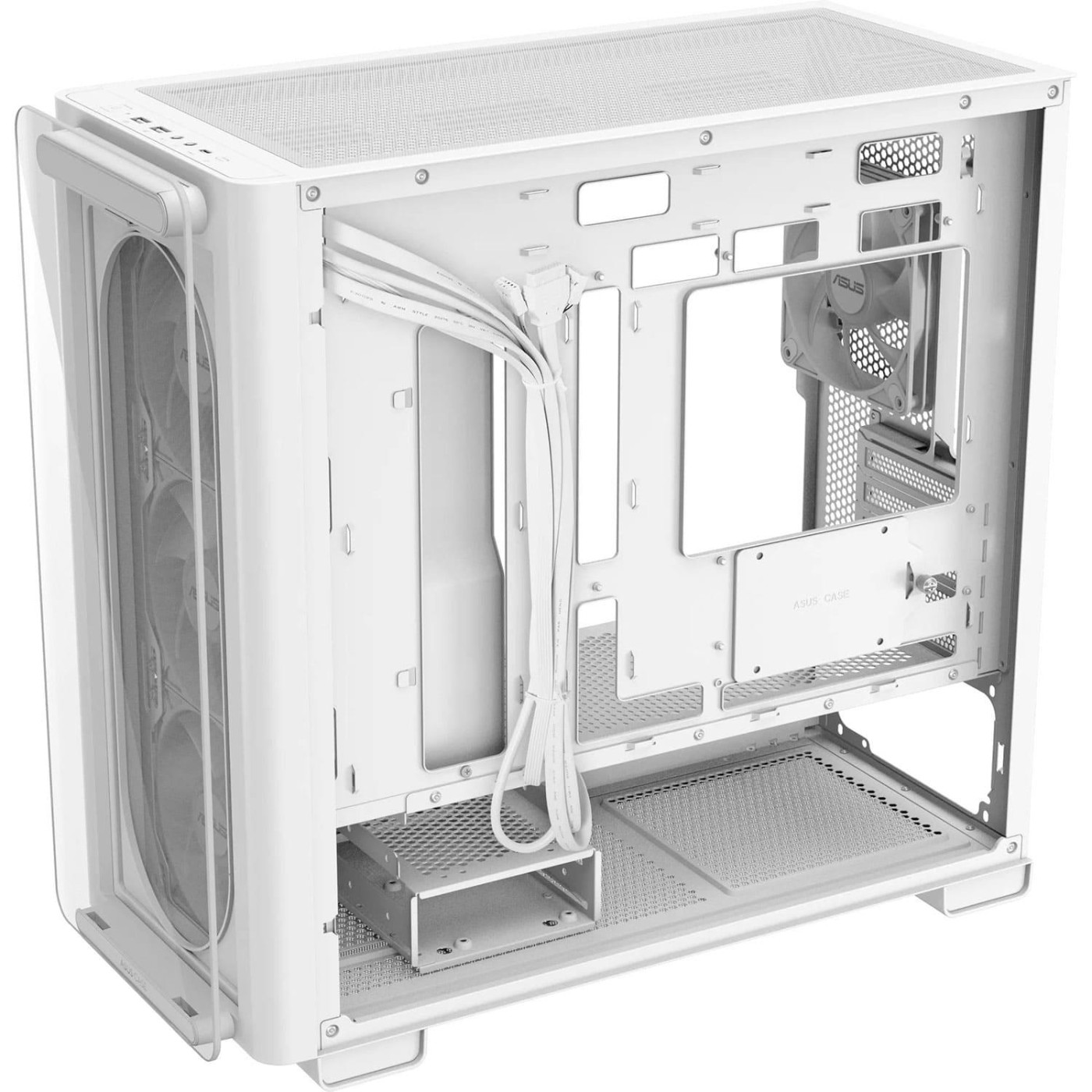 Корпус ASUS A23 Plus Tempered Glass ARGB BTF без БП White (90DC00K3-B19010)