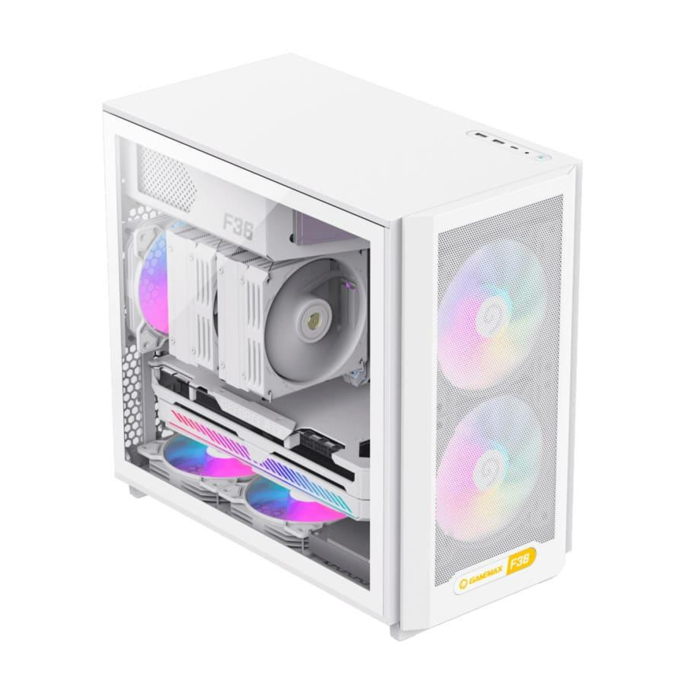 Корпус GameMax F36 BTF WH (F36 WH) Без БП