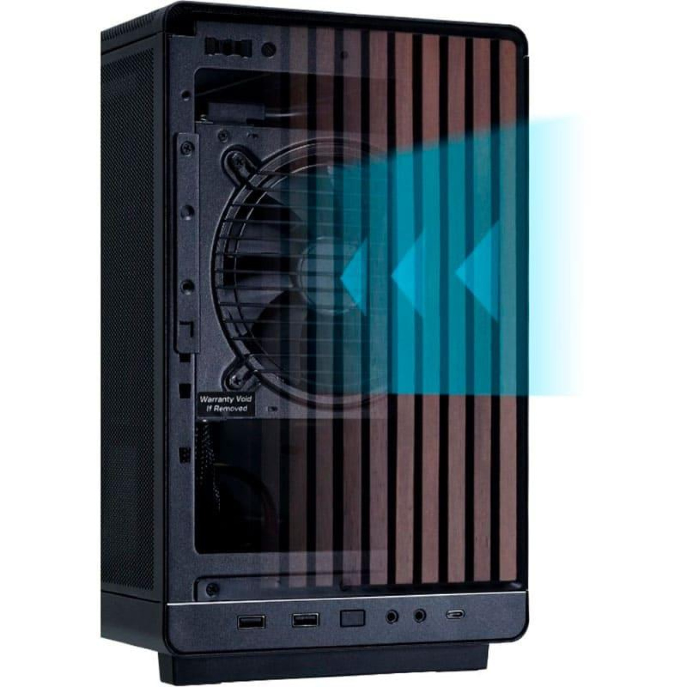 Корпус Lian Li A3 Black/Wooden без БП (G99.A3X-WD.00)