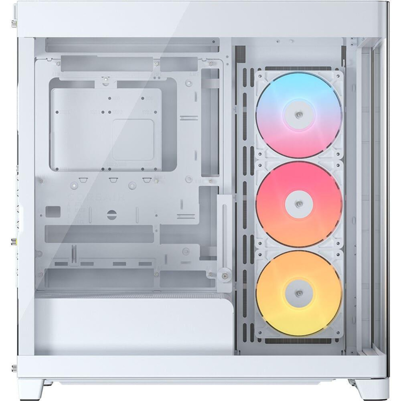 Корпус Corsair FRAME 4500X LX-R RGB Tempered Glass без БП White (CC-9011317-WW)