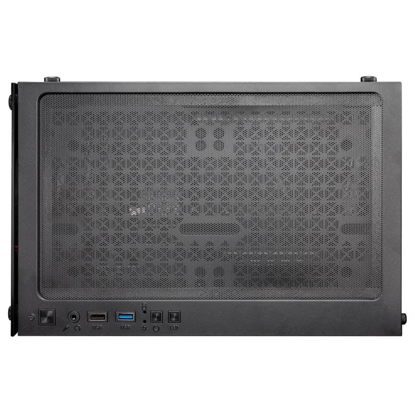 Корпус 1stPlayer X2-M-BK-4F7 Black без БП (X2-M-BK-4F7)