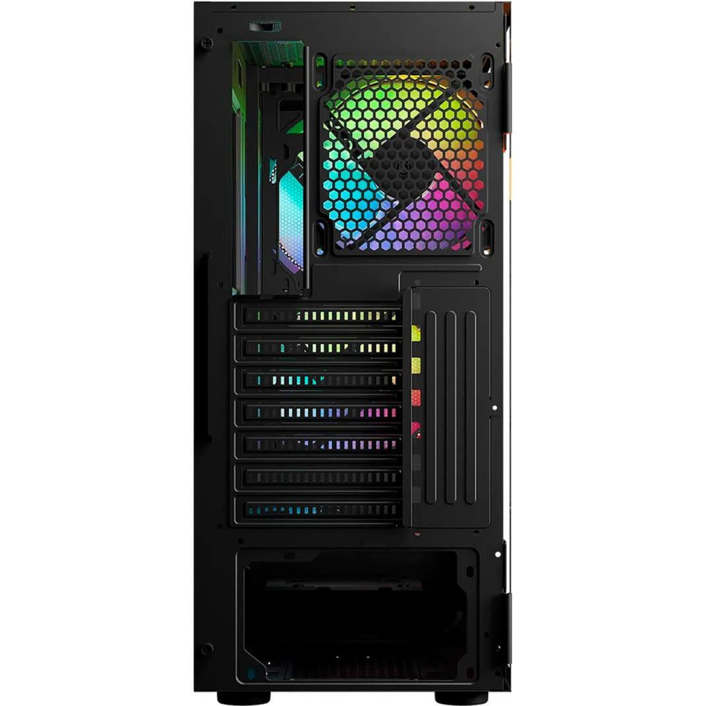 Корпус LogicConcept ARYA MESH+GLASS ARGB fans 2x140mm+1x120mm BLACK без БЖ ATX (AT-ARYA-10-000000-0002) Без БП