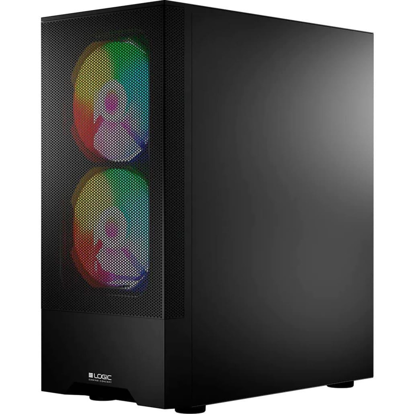 Корпус LogicConcept ARYA MESH+GLASS ARGB fans 2x140mm+1x120mm BLACK без БЖ ATX (AT-ARYA-10-000000-0002) Без БП