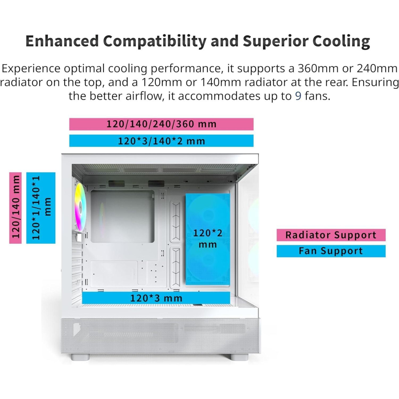Корпус MONTECH XR WHITE (XR (W)) Без БП