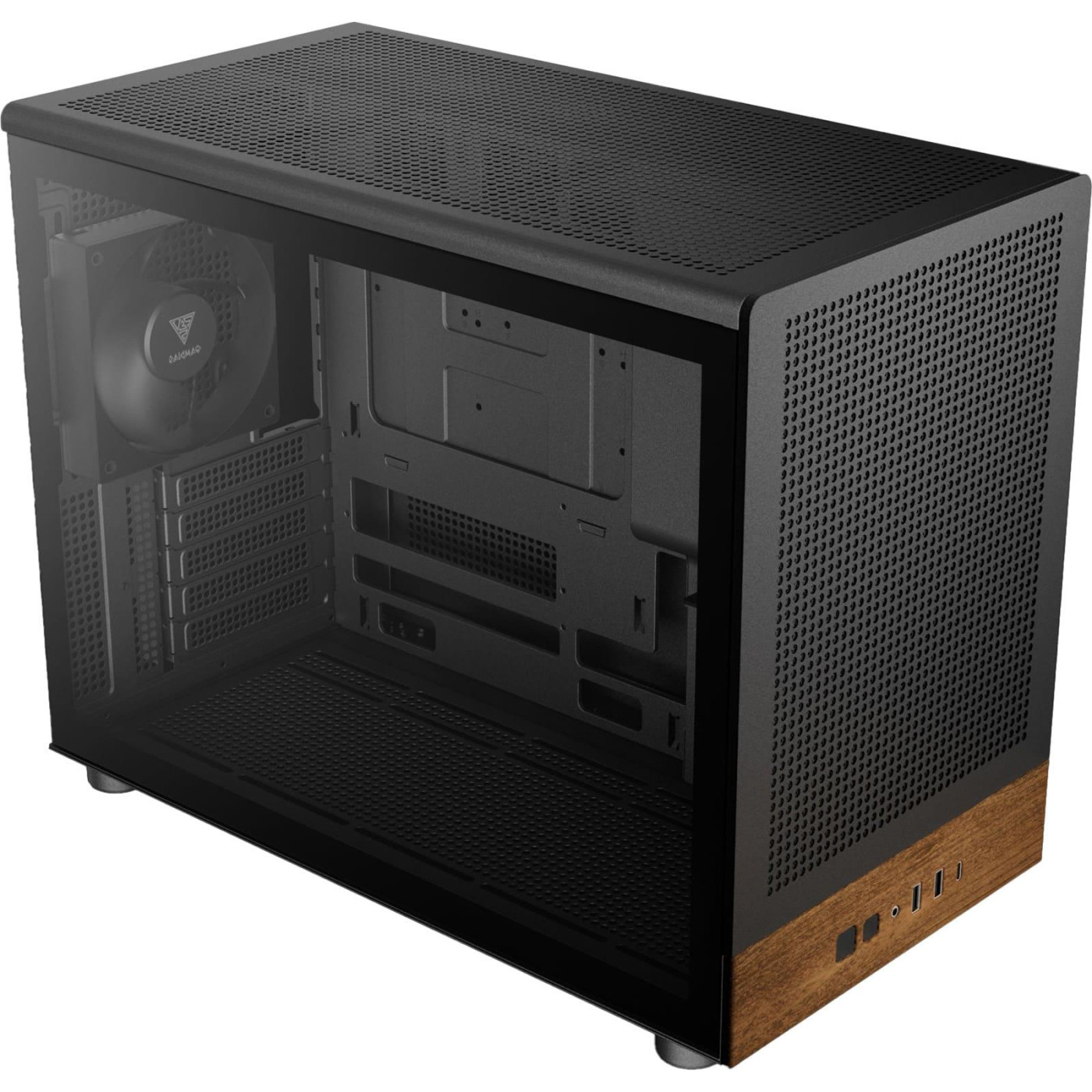 Корпус GAMDIAS ATHENA M4M WOOD (4711514503784)