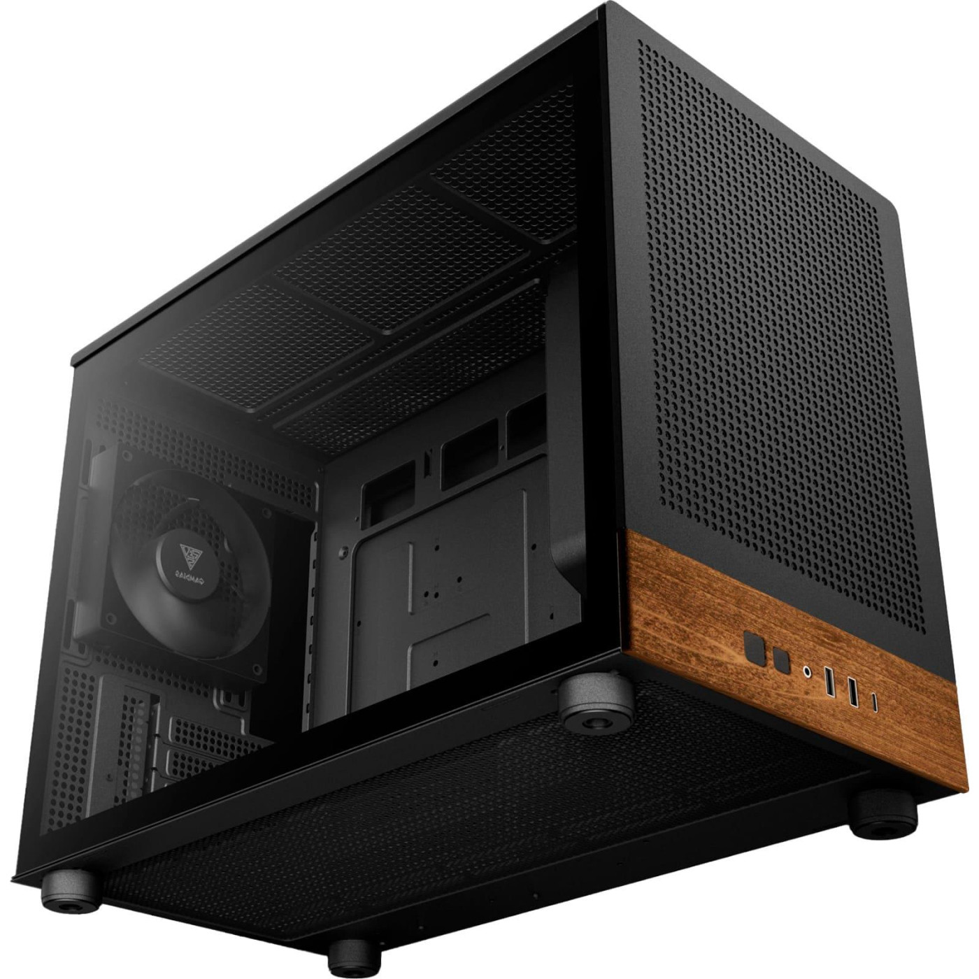 Корпус GAMDIAS ATHENA M4M WOOD (4711514503784)