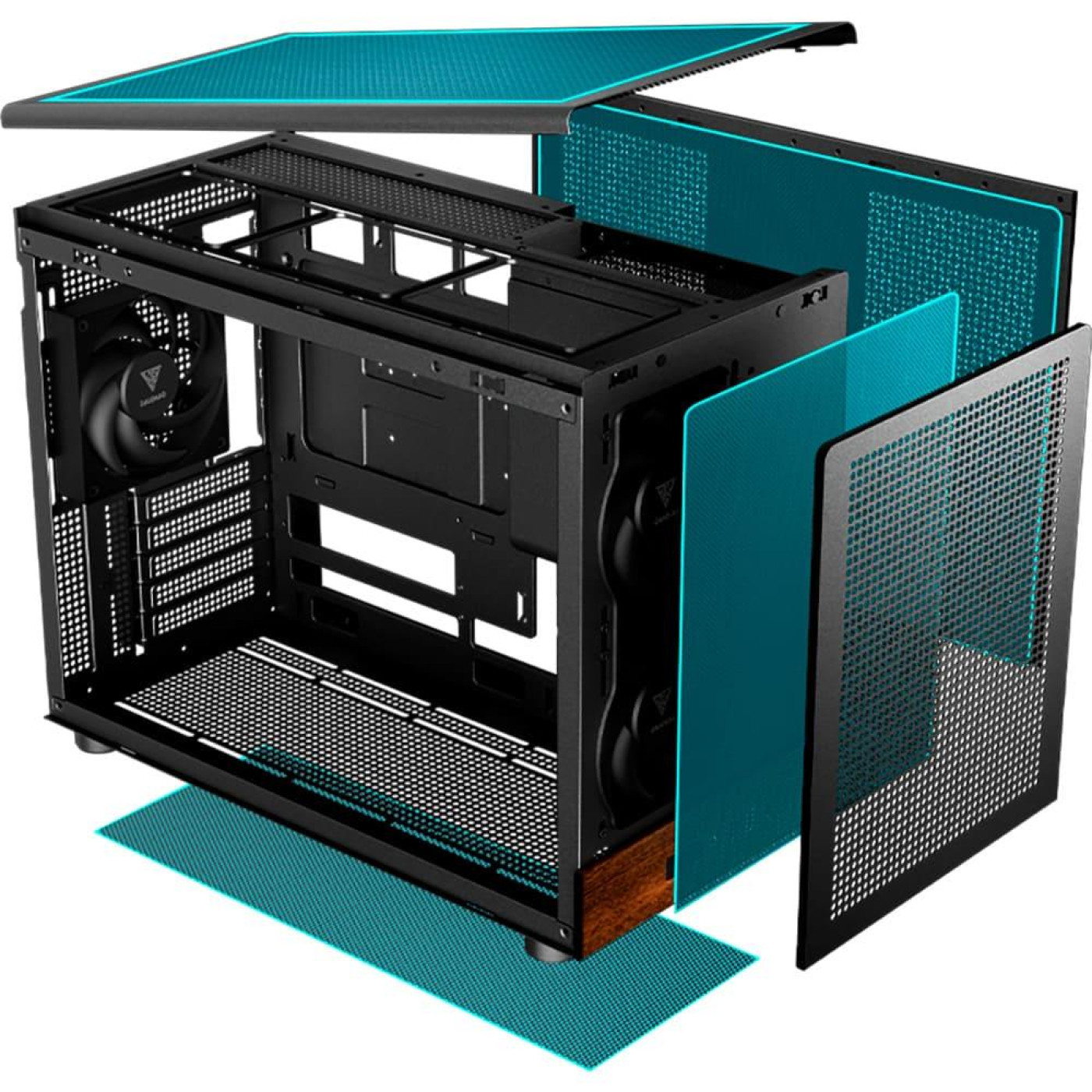 Корпус GAMDIAS ATHENA M4M WOOD (4711514503784)