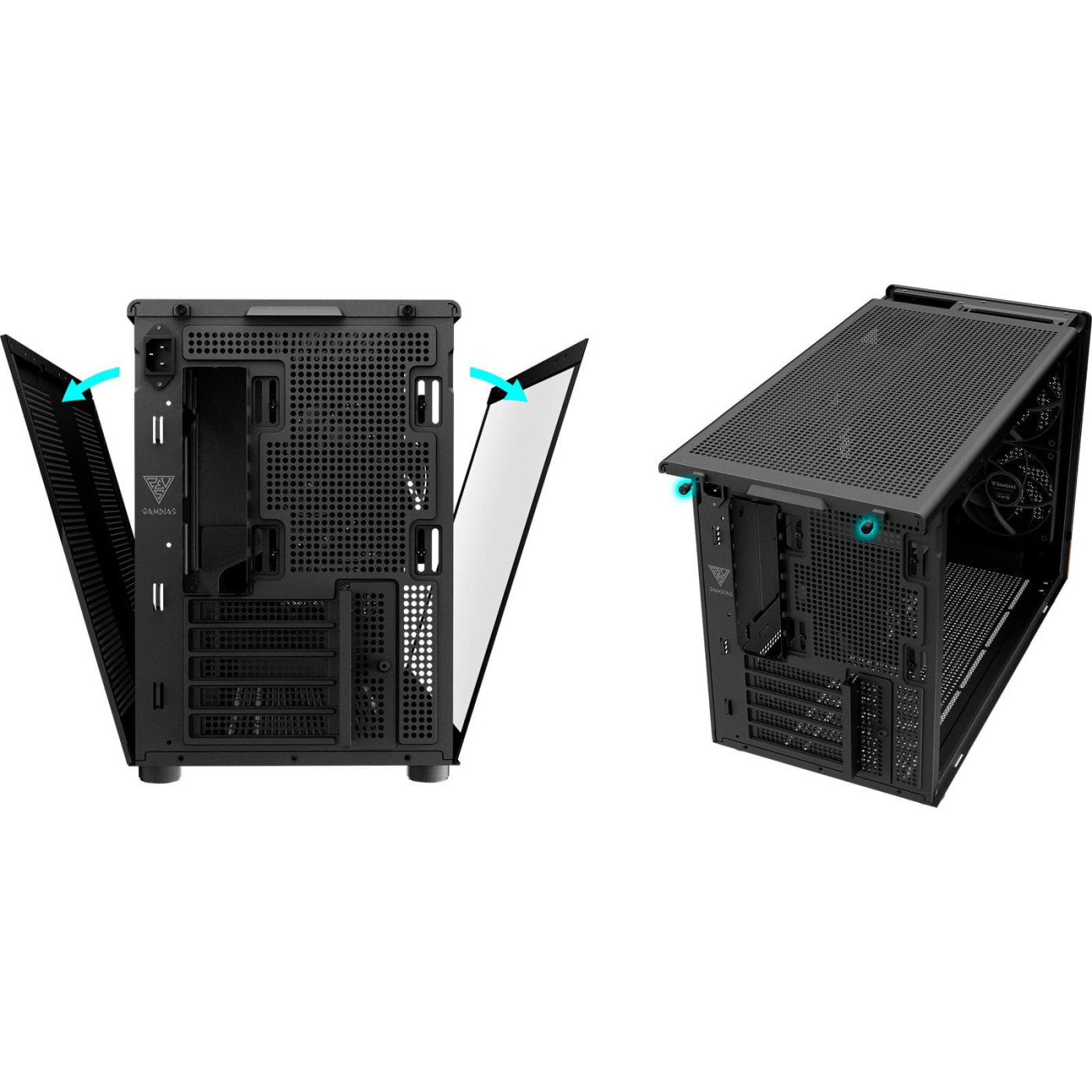 Корпус GAMDIAS ATHENA M4M WOOD (4711514503784)