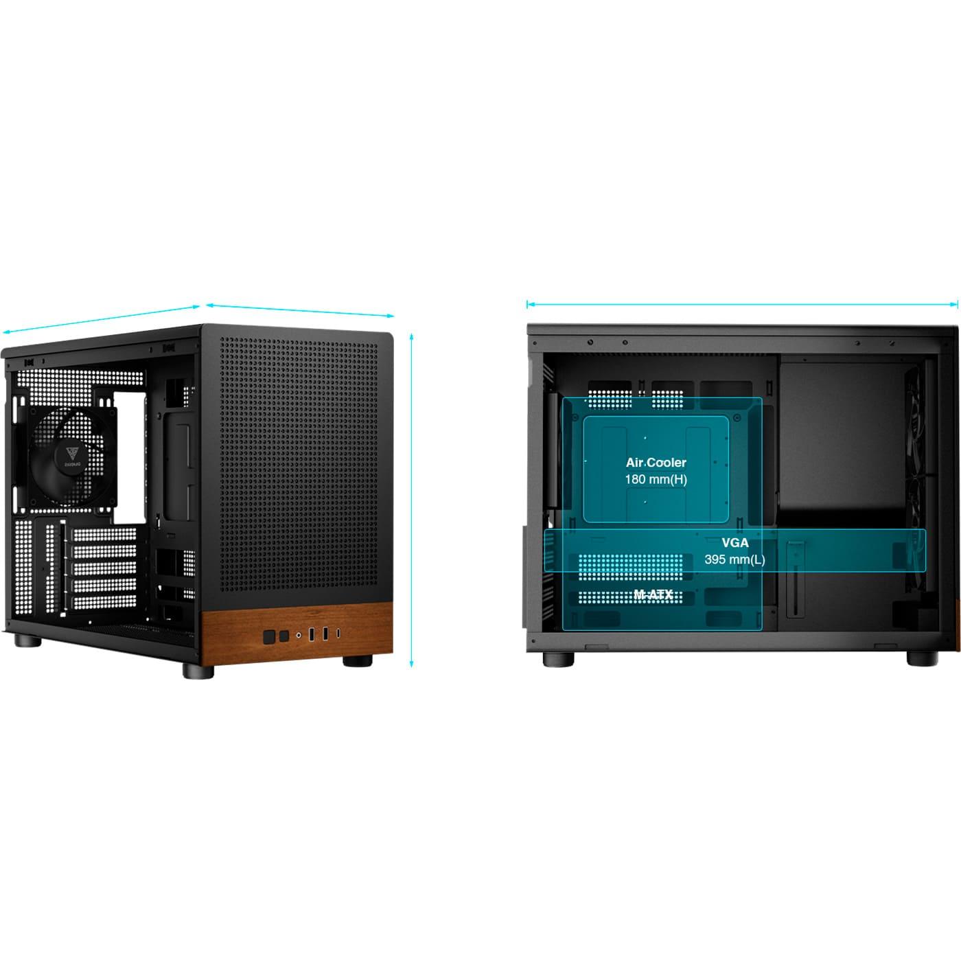 Корпус GAMDIAS ATHENA M4M WOOD (4711514503784)