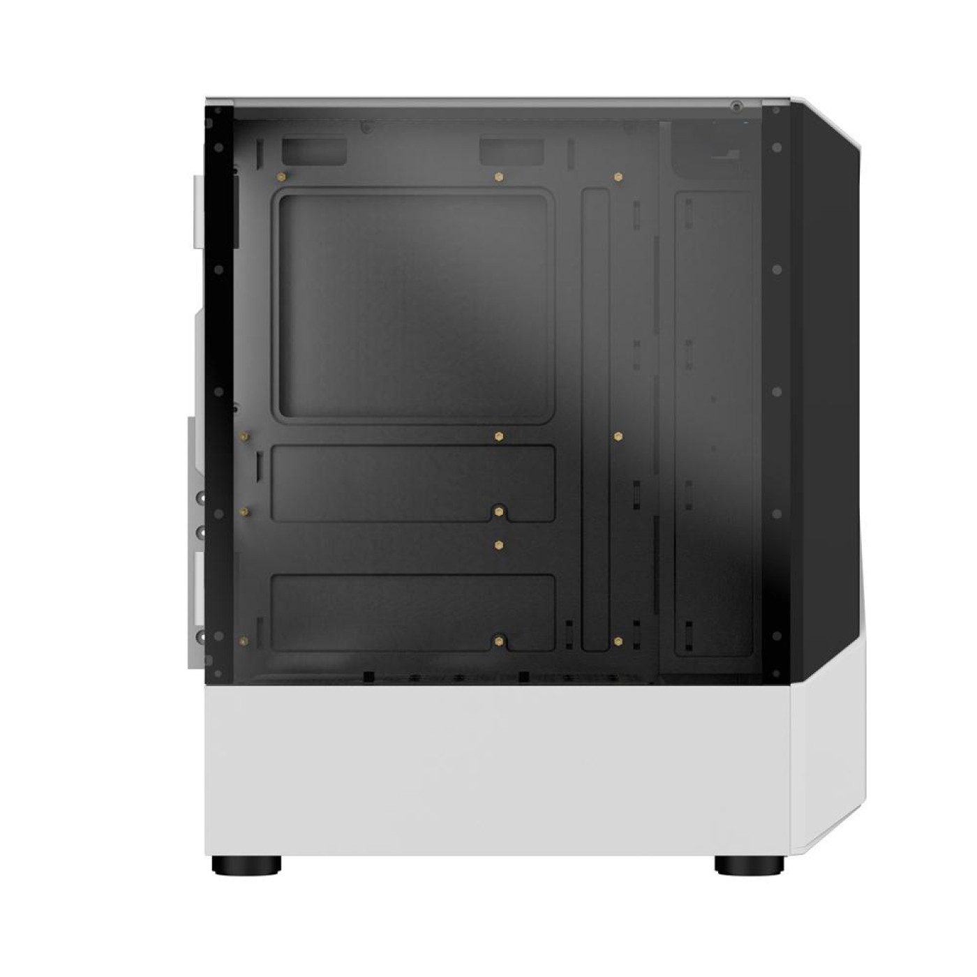 Корпус 1stPlayer F3-A-WH-4F1 White (F3-A-WH-4F1) Без БП