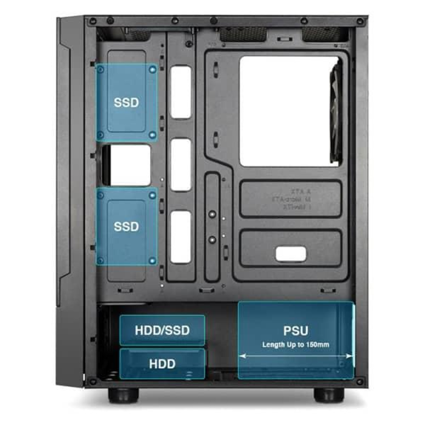 Корпус GAMDIAS TALOS E3 MESH (4712960137110) Без БП