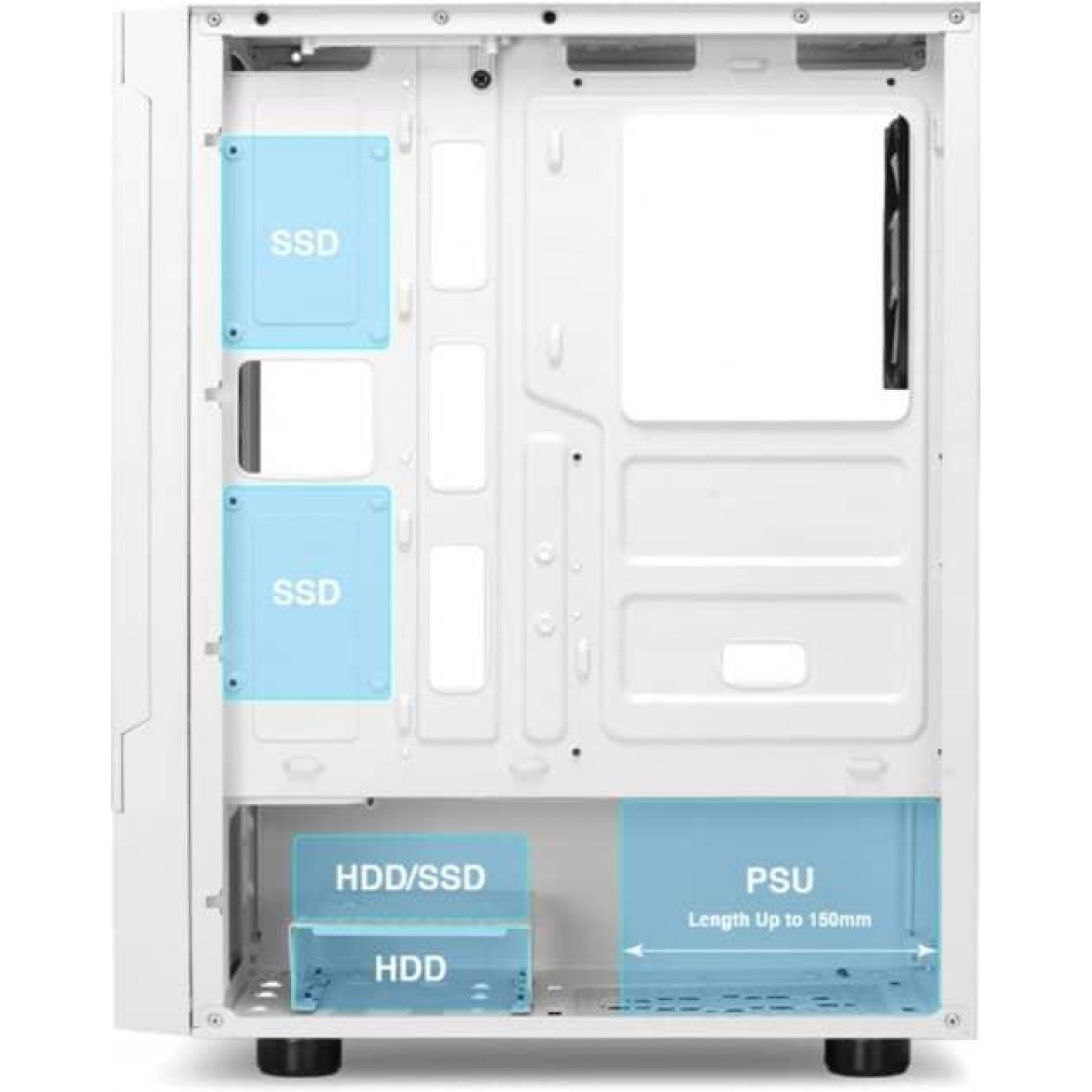 Корпус GAMDIAS TALOS E3 MESH WH (4712960137127) Без БП