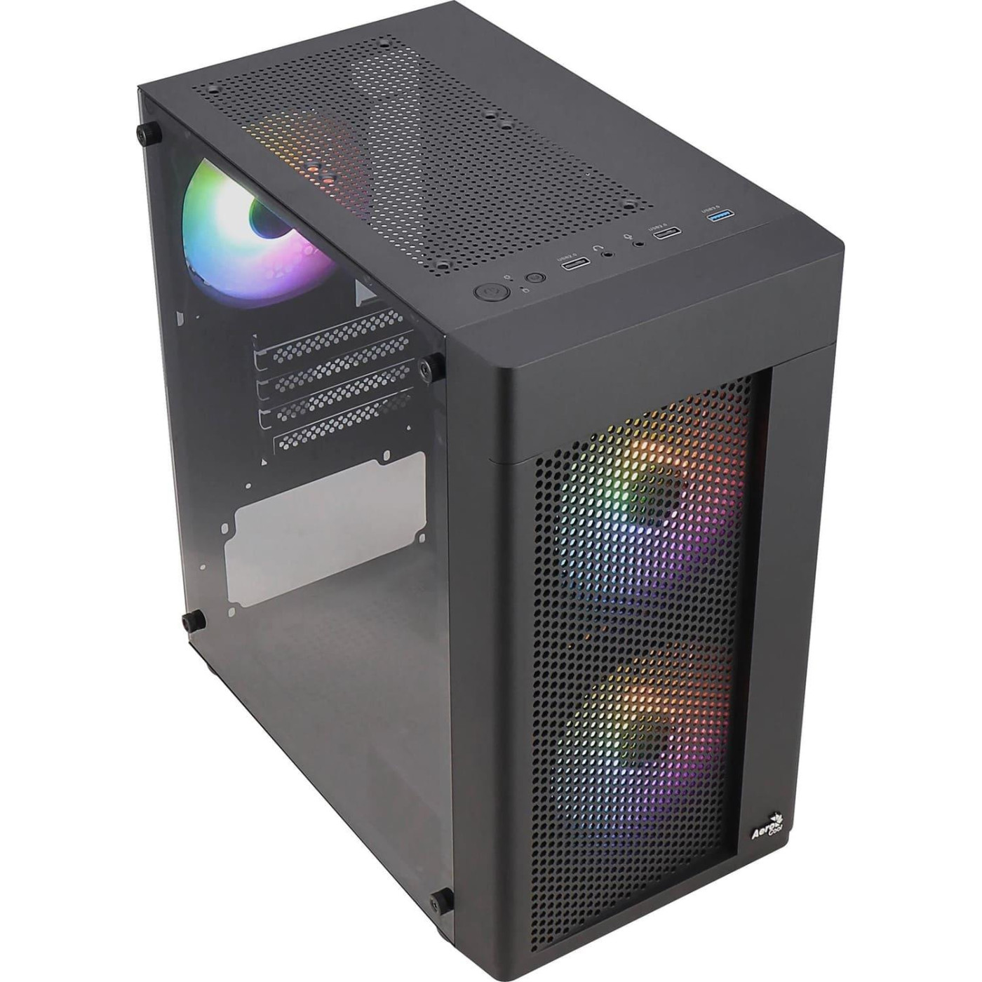 Корпус Aerocool Hexform Black без БЖ (Hexform-G-BK-v2)