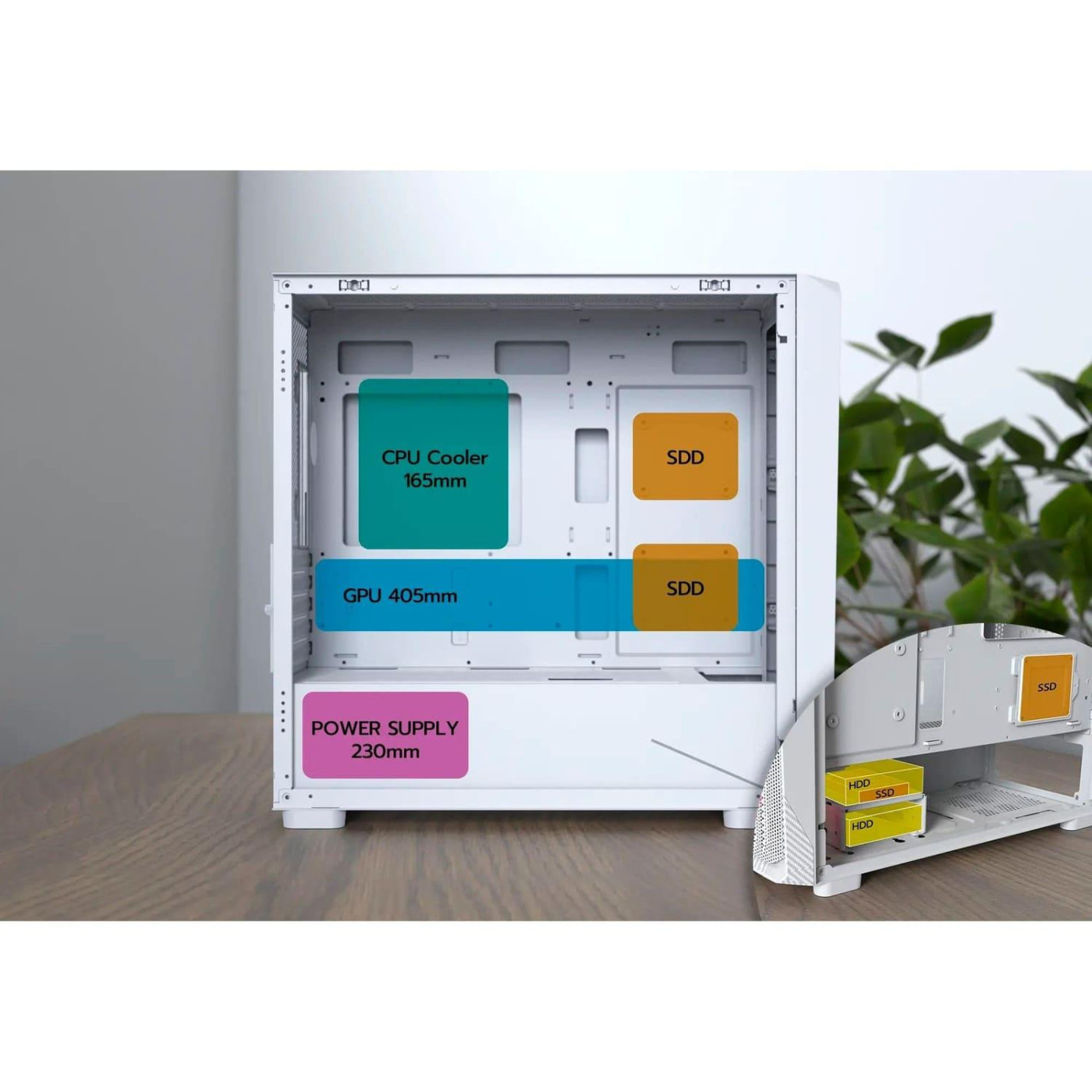 Корпус MONTECH PSU X5M (W) (X5M (W))