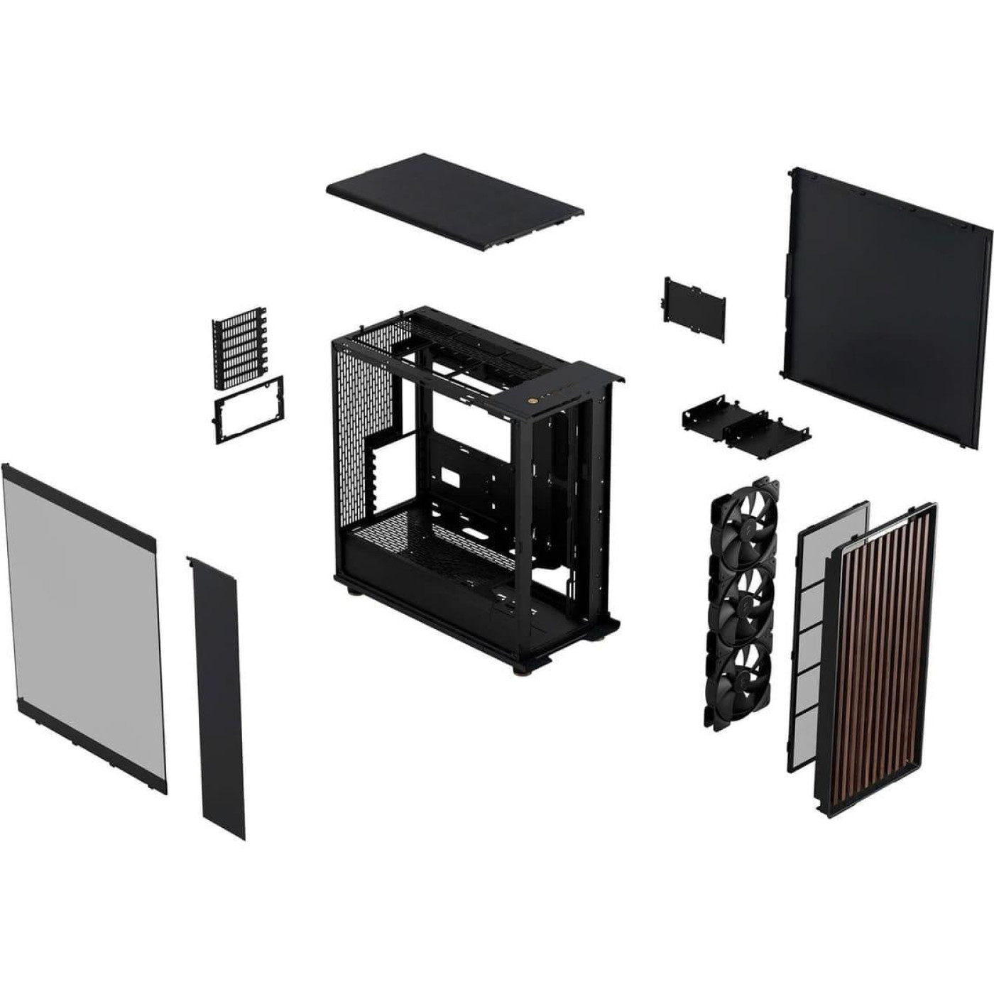 Корпус Fractal Design North XL Tempered Glass Charcoal Black (FD-C-NOR1X-02) Без БП