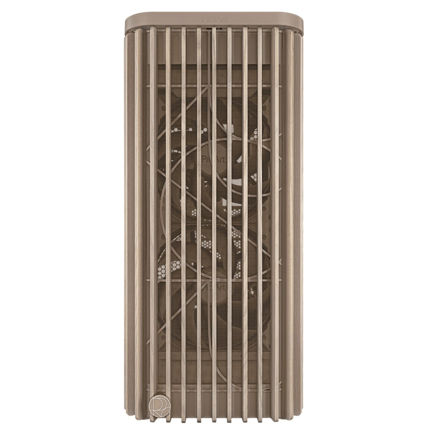 Корпус ASUS ProArt PA401 Wood Edition - Mesh Beige (90DC00M7-B39000) Без БП