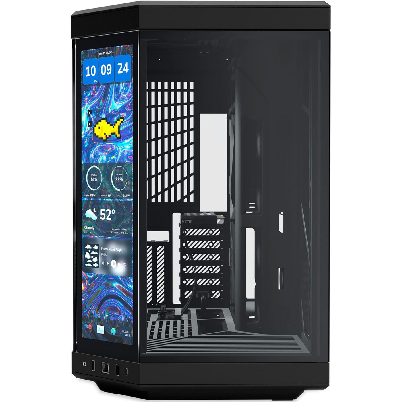 Корпус Hyte Y70 Touch Infinite Black PCIE 4.0 (CS-HYTE-Y70TTI-BB)