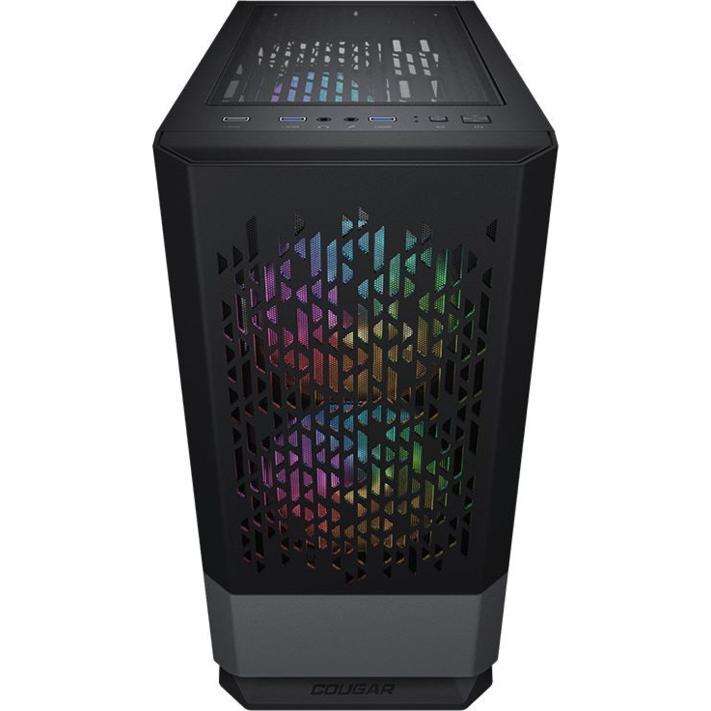 Корпус Cougar MG140 AIR RGB (Black) (MG140 AIR RGB (Black)) Без БП