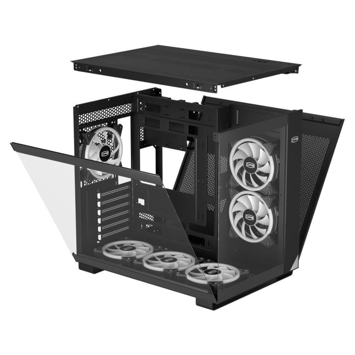 Корпус PcCooler C3 T500 ARGB BK (C3 T500 ARGB BK) Без БП