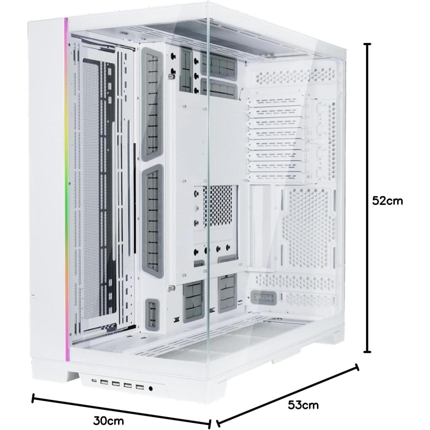 Корпус Lian Li O11 Dynamic EVO XL white G99.O11DEXL-W.00) (G99.O11DEXL-W.00)