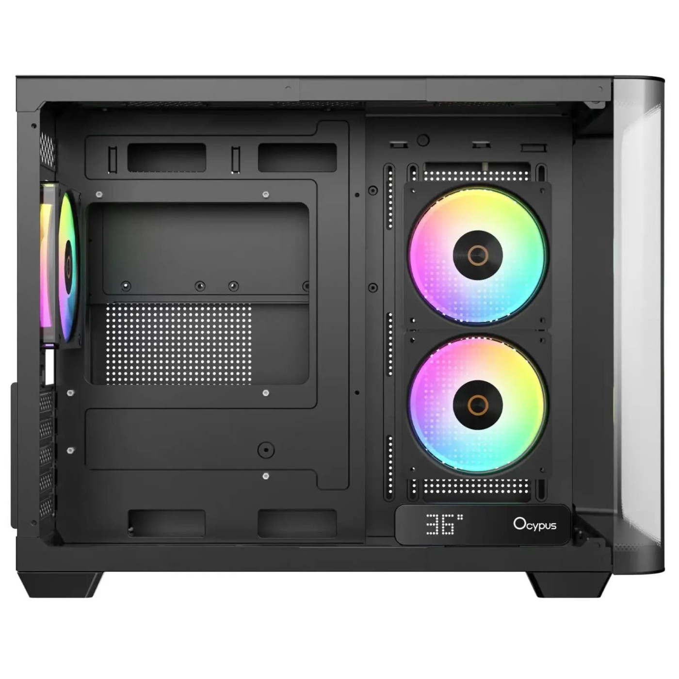 Корпус Ocypus IOTA C50 BK CURVE ARGB DIGITAL (IOTA-C50-BKD300CD-GL) Black (OTA-C50-BKD300CD-GL)