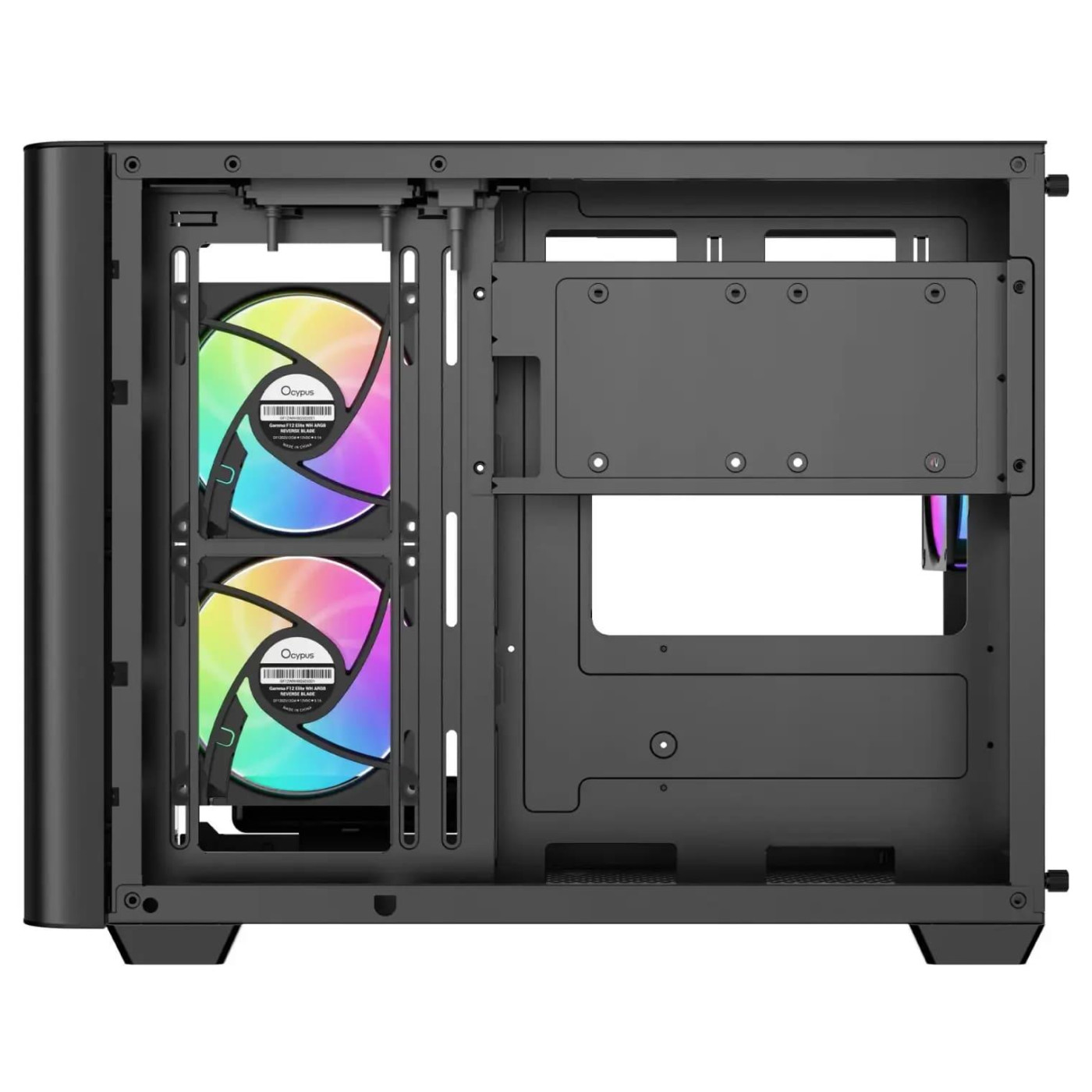 Корпус Ocypus IOTA C50 BK CURVE ARGB DIGITAL (IOTA-C50-BKD300CD-GL) Black (OTA-C50-BKD300CD-GL)