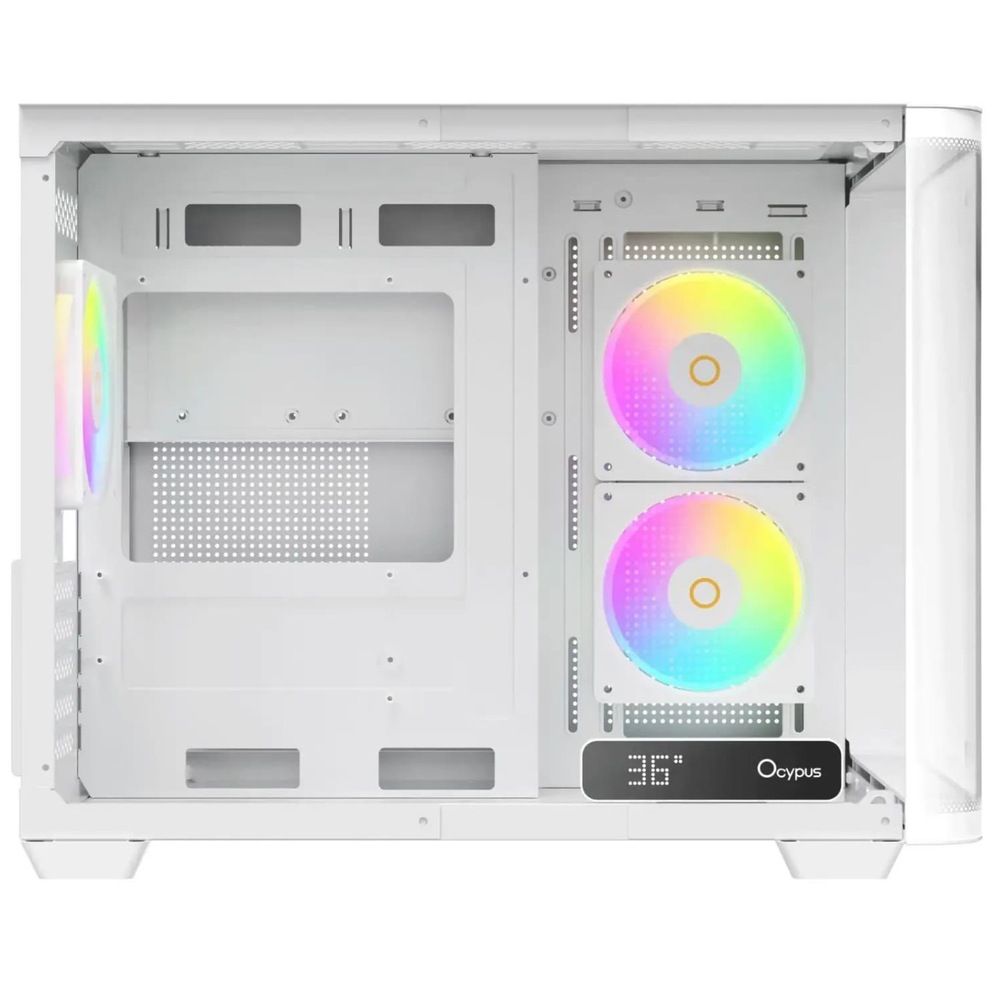 Корпус Ocypus IOTA C50 WH CURVE ARGB DIGITAL White (IOTA-C50-WHD300CD-GL)