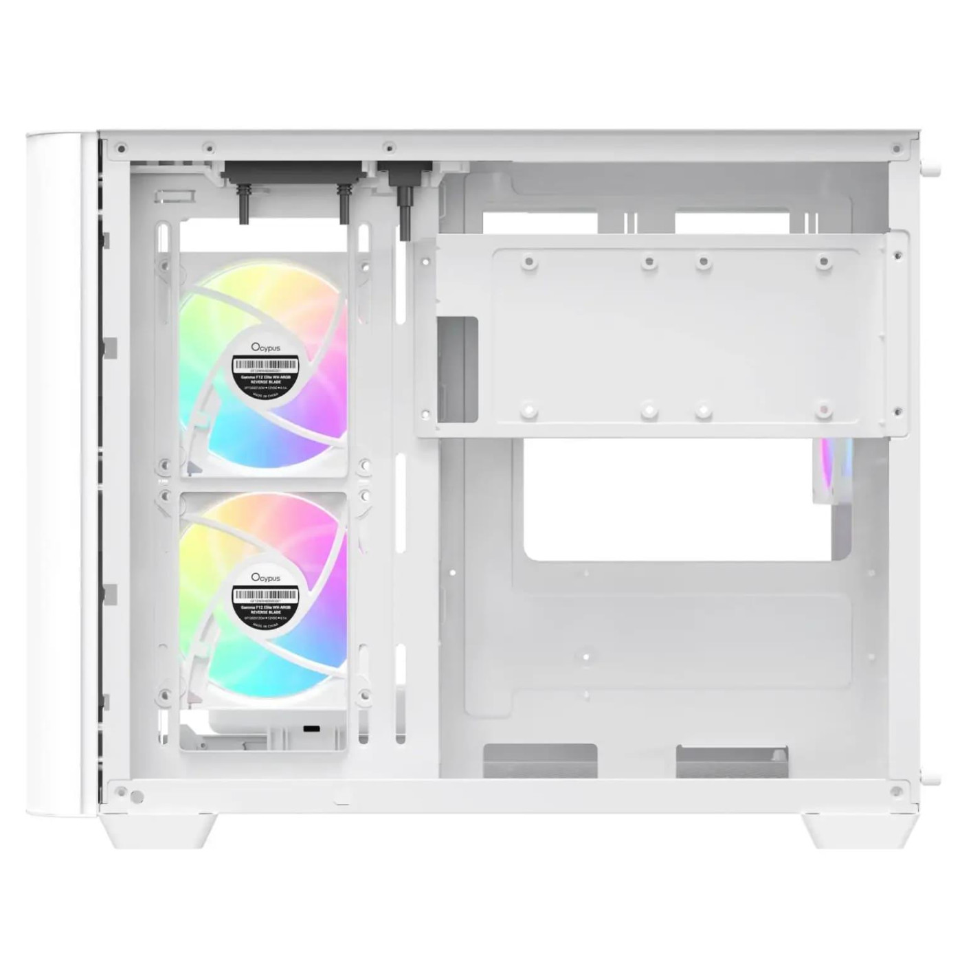 Корпус Ocypus IOTA C50 WH CURVE ARGB DIGITAL White (IOTA-C50-WHD300CD-GL)