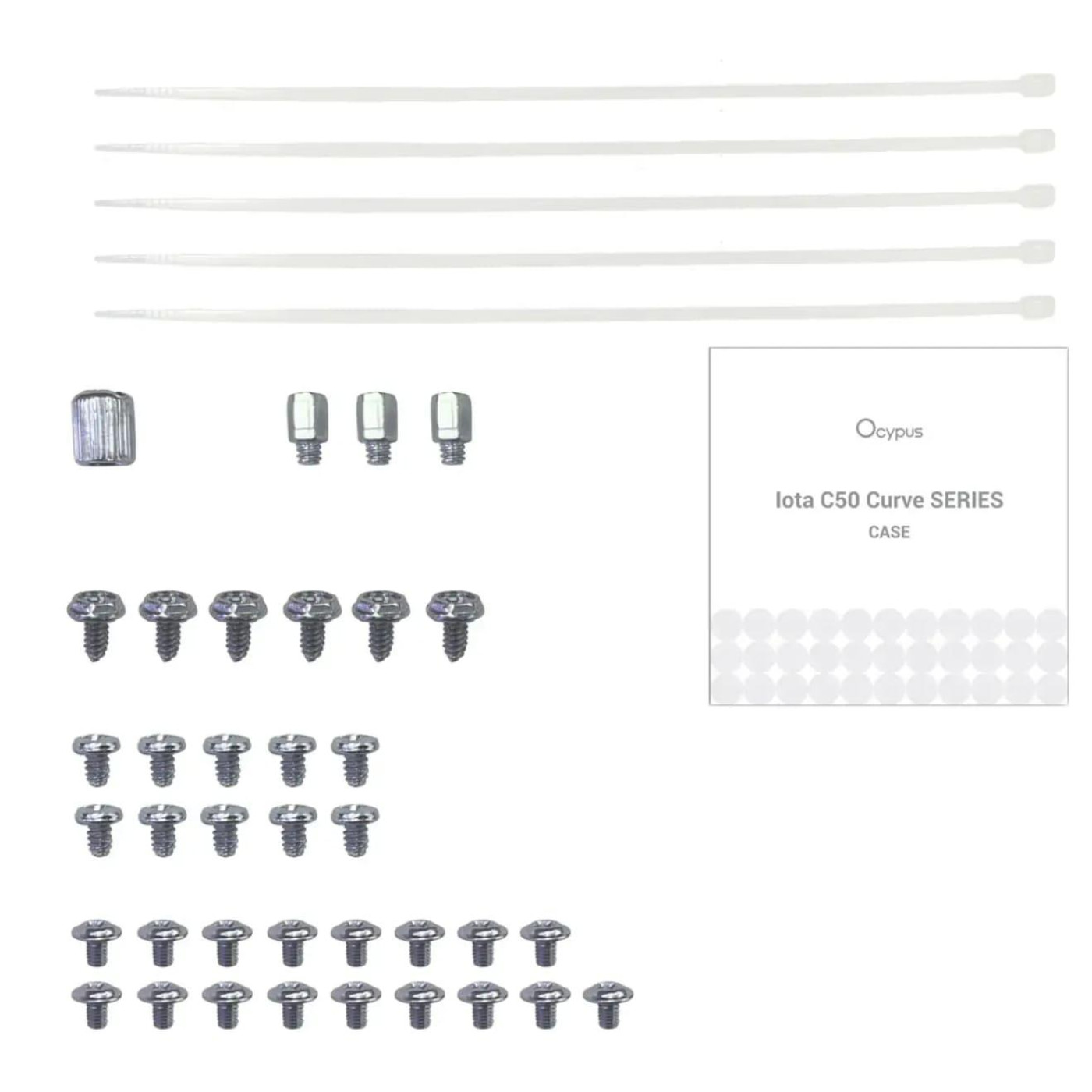 Корпус Ocypus IOTA C50 WH CURVE ARGB DIGITAL White (IOTA-C50-WHD300CD-GL)