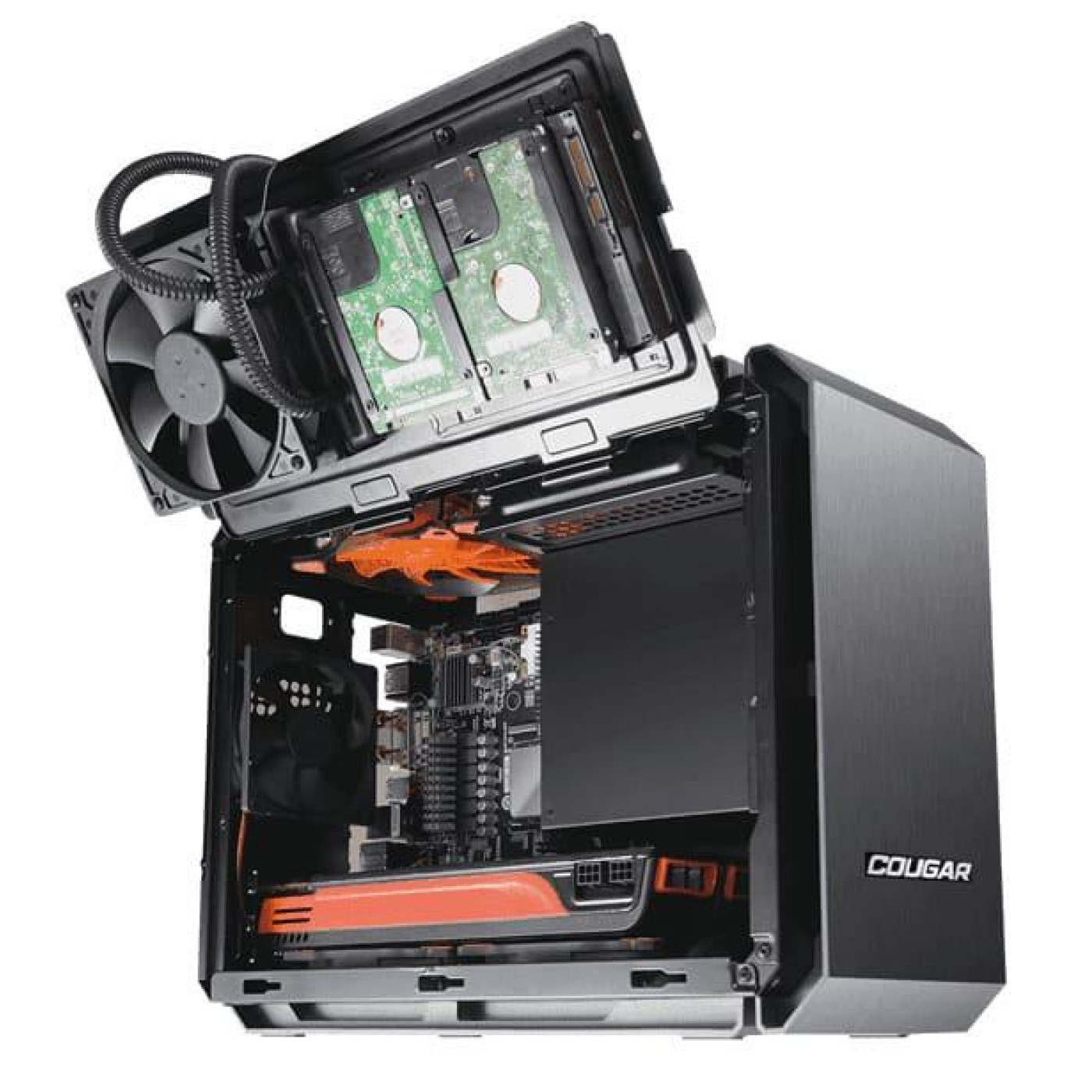 Корпус Cougar QBX Black (QBX) Без БП