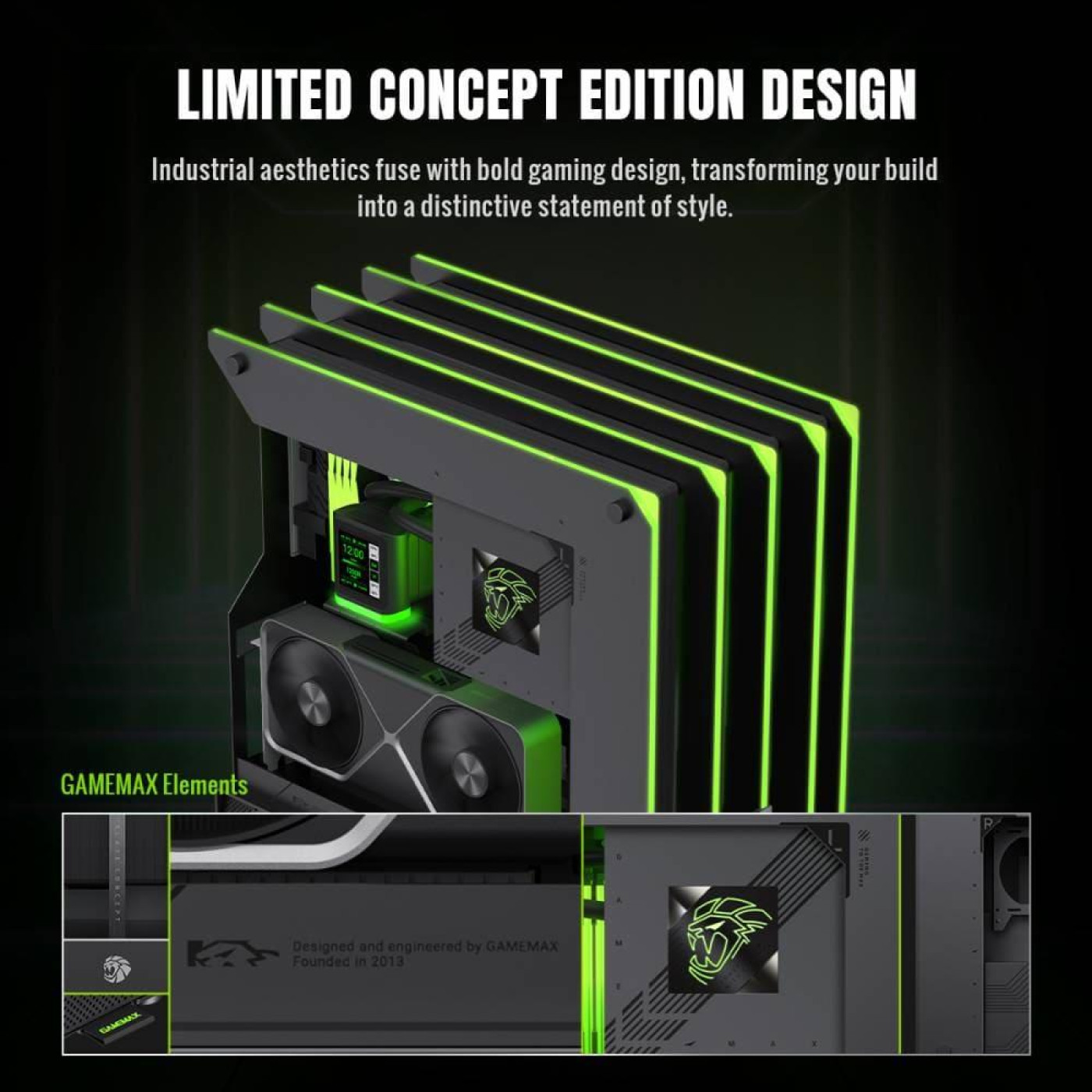 Корпус GameMax Blade Concept RGB Black без БП (Blade Concept)