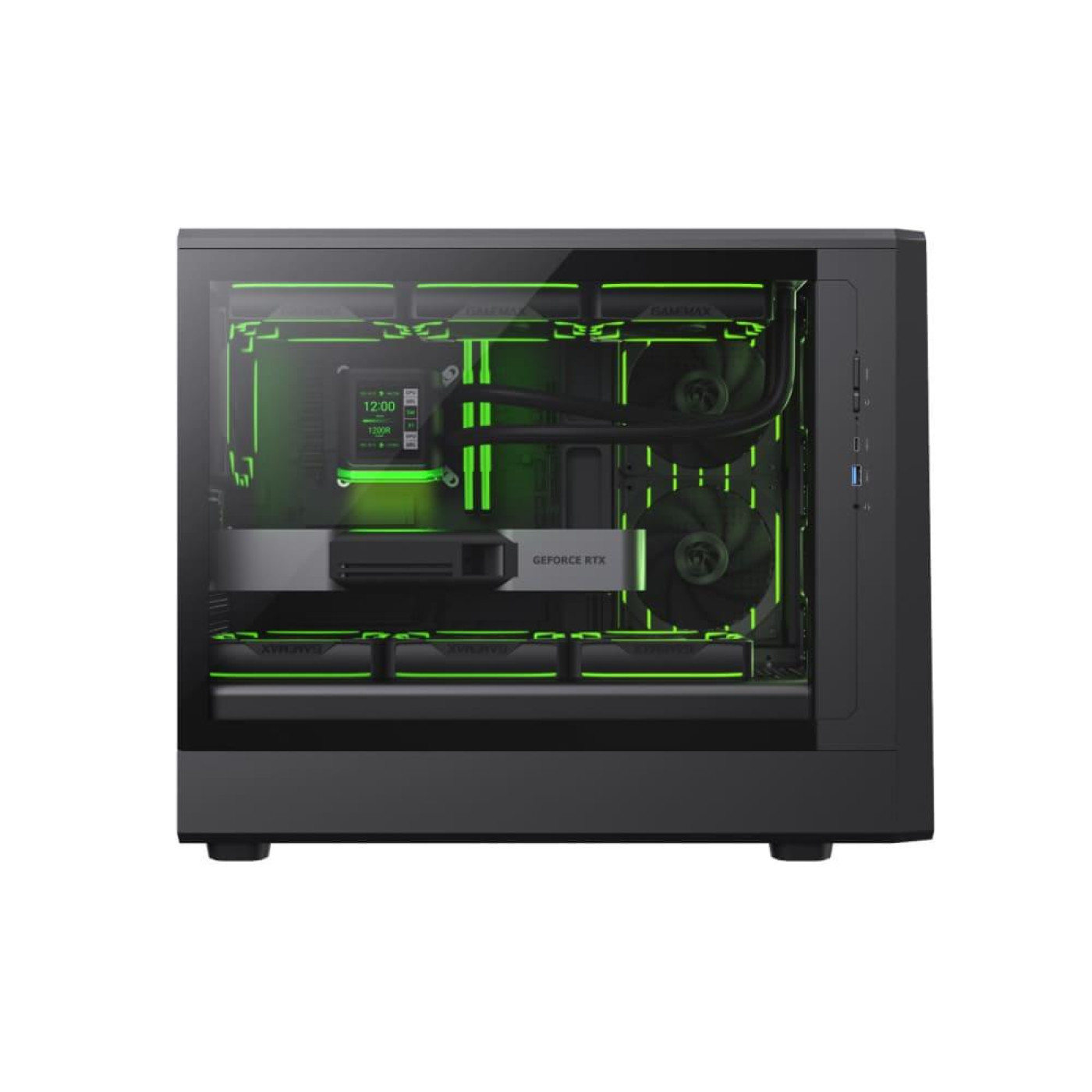 Корпус GameMax CLAW 360 BK RGB Black (Claw 360 BK) Без БП U1