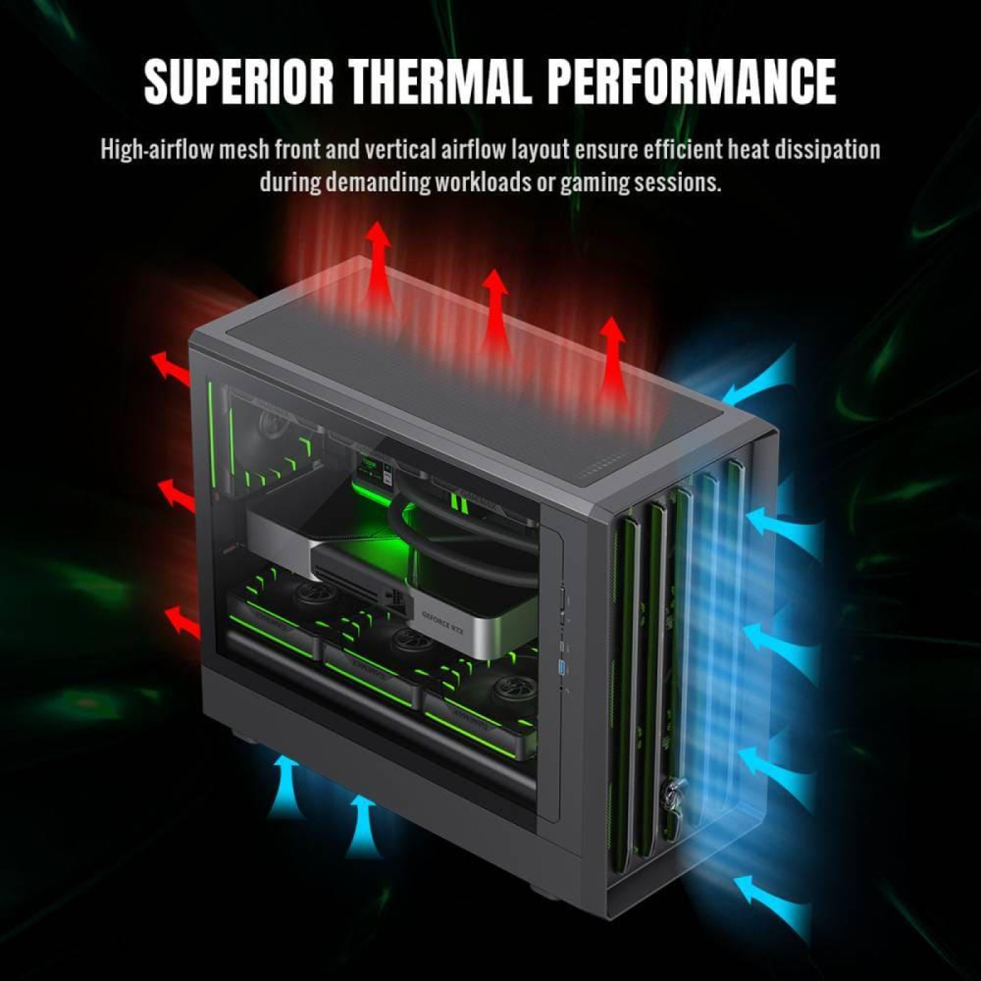 Корпус GameMax CLAW 360 BK RGB Black (Claw 360 BK) Без БП U1