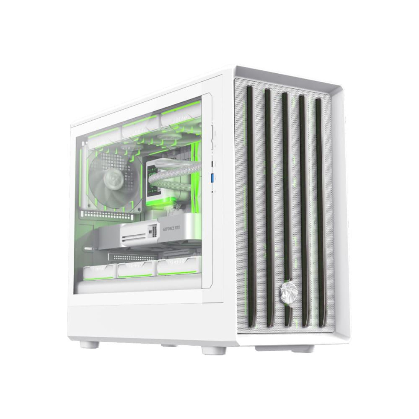 Корпус GameMax CLAW 360 WH RGB White (Claw 360 WH)