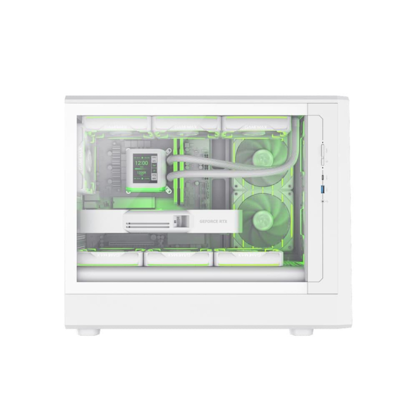 Корпус GameMax CLAW 360 WH RGB White (Claw 360 WH)